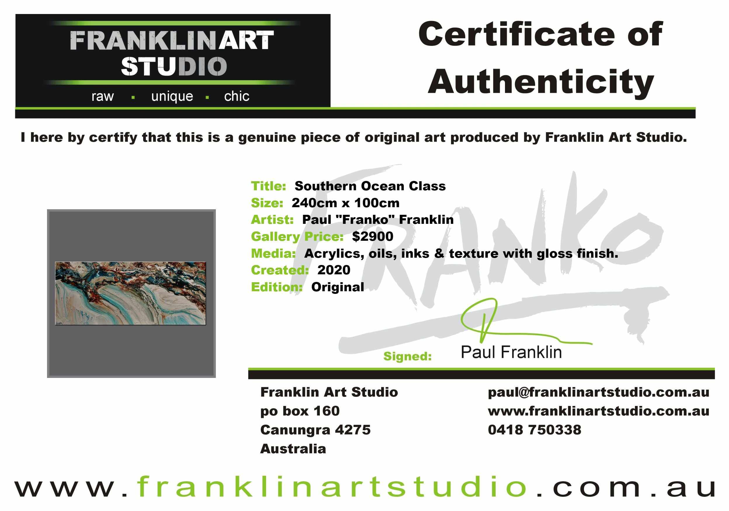 Southern Ocean Class 240cm x 100cm Teal White Orange Textured Abstract Painting (SOLD)-Abstract-[Franko Artist]-[Cheryl]-[Wendy]-[Gabriela]-Franklin Art Studio