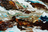 Southern Reef 270cm x 120cm Turquoise Rust Textured Abstract Painting (SOLD)-Abstract-[Franko]-[Artist]-[Australia]-[Painting]-Franklin Art Studio
