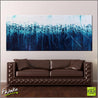 Southern Seas Simmer 240cm x 100cm Turquoise Abstract Painting (SOLD)-abstract-Franko-[huge]-[Australian]-[best Selling]-Franklin Art Studio