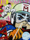 Speed Zone 75cm x 100cm Speed Racer Vintage Book Pop art Painting Pop Art Painting (SOLD)-urban pop-Franko-[Franko]-[Australia_Art]-[Art_Lovers_Australia]-Franklin Art Studio