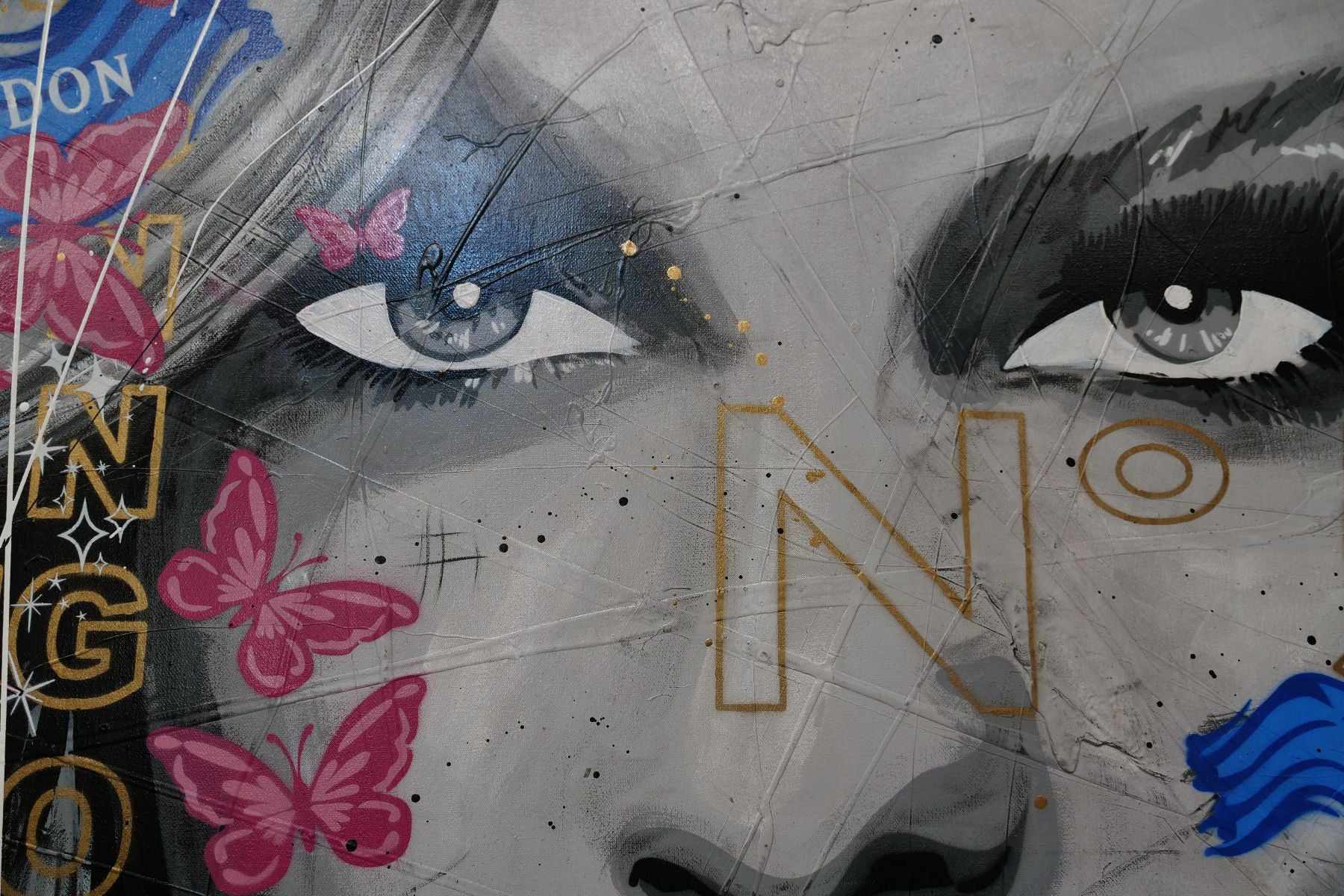 Spell Bound 200cm x 120cm Sexy Woman Textured Urban Pop Art Painting (SOLD)