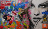 Spell Bound 200cm x 120cm Sexy Woman Textured Urban Pop Art Painting (SOLD)-Urban Pop Art-[Franko ]-[Gallery]-[popular]-[Australia]-Franklin Art Studio