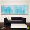 Spring Blue 160cm x 60cm Blue Abstract Painting (SOLD)-abstract-Franko-[huge]-[Australian]-[best Selling]-Franklin Art Studio