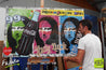 Stop Your Moaning 160cm x 100cm Mona Lisa Pop Art Painting (SOLD)-urban pop-[Franko Artist]-[Cheryl]-[Wendy]-[Gabriela]-Franklin Art Studio