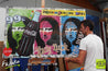 Stop Your Moaning 160cm x 100cm Mona Lisa Pop Art Painting (SOLD)-urban pop-Franko-[franko_art]-[beautiful_Art]-[The_Block]-Franklin Art Studio