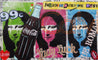 Stop Your Moaning 160cm x 100cm Mona Lisa Pop Art Painting (SOLD)-urban pop-[Franko ]-[Gallery]-[popular]-[Australia]-Franklin Art Studio