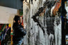 Stringy Bark 180cm x 140cm Grey Black Textured Abstract Painting (SOLD)-Abstract-Franko-[franko_artist]-[Art]-[interior_design]-Franklin Art Studio