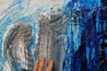 Sugar Blue 140cm x 100cm Prussian Phalto Blue White Grey Textured Abstract Painting (SOLD)-Abstract-[Franko]-[Artist]-[Australia]-[Painting]-Franklin Art Studio