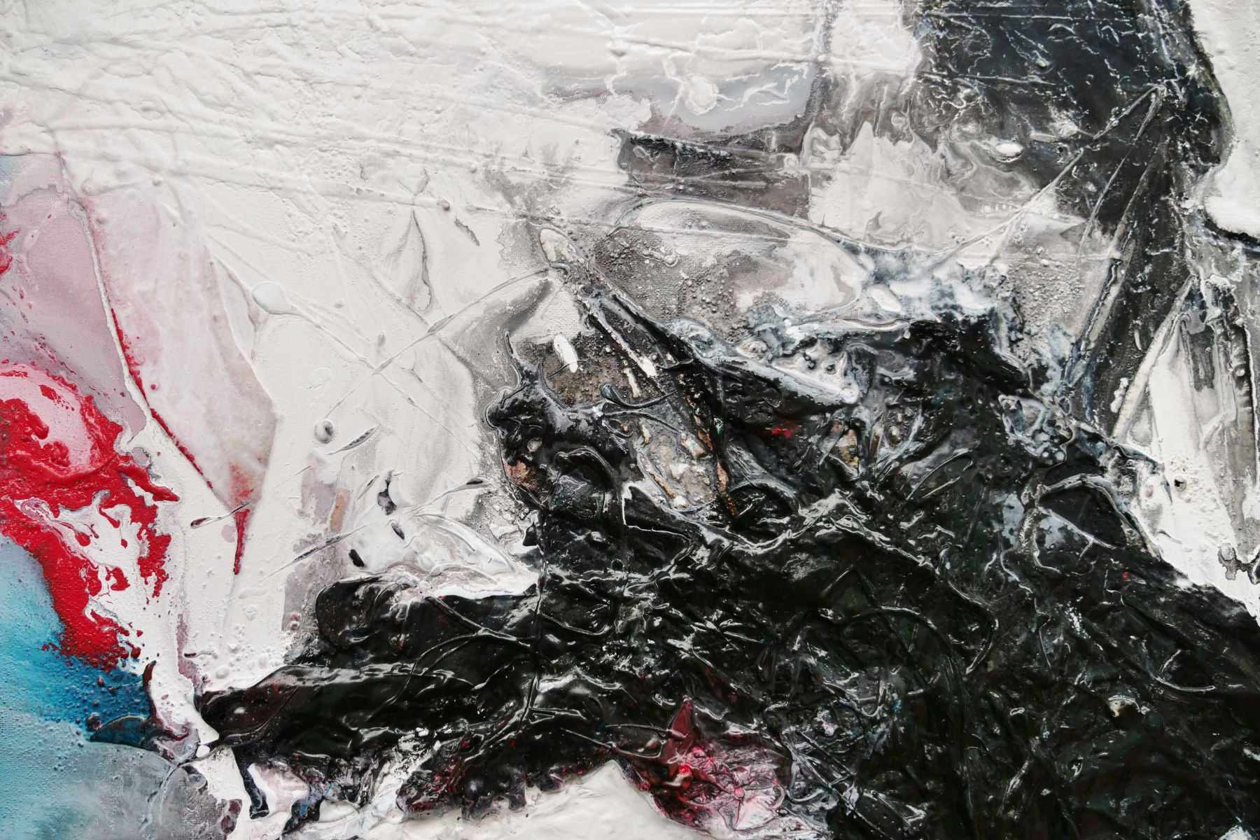 Sugar Candy 160cm x 100cm Colourful Textured Abstract Painting (SOLD)