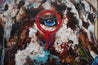 Sunset Ahiga 120cm x 150cm Indian War Horse Urban Pop Book Club Painting (SOLD)-book club-[Franko]-[Artist]-[Australia]-[Painting]-Franklin Art Studio