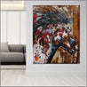 Sunset Ahiga 120cm x 150cm Indian War Horse Urban Pop Book Club Painting (SOLD)-book club-Franko-[huge]-[Australian]-[best Selling]-Franklin Art Studio