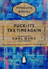 Taxing Times 140cm x 100cm Tax Time Urban Pop Book Club Painting (SOLD)-book club-Franko-[Franko]-[Australia_Art]-[Art_Lovers_Australia]-Franklin Art Studio