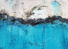 Teal Star 140cm x 100cm Teal Abstract Painting (SOLD)-abstract-[Franko ]-[Gallery]-[popular]-[Australia]-Franklin Art Studio