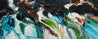 Teal and Oxide Rust 200cm x 80cm Black Teal Green Textured Abstract Painting (SOLD)-Abstract-Franko-[Franko]-[Australia_Art]-[Art_Lovers_Australia]-Franklin Art Studio