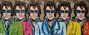 The 6 Faces of Elvis 200cm x 80cm Elvis Presley Industrial Concrete Urban Pop Painting (SOLD)-Urban Pop Art-Franko-[Franko]-[Australia_Art]-[Art_Lovers_Australia]-Franklin Art Studio
