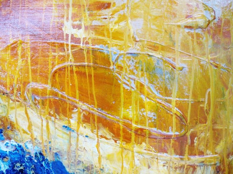 The Blue 120cm x 100cm Blue Abstract Painting (SOLD)