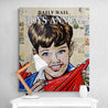 The Daily Mail 120cm x 100cm The Daily Mail Boys Annual Vintage Book Pop art Painting-Abstract-Franko-[franko_art]-[beautiful_Art]-[The_Block]-Franklin Art Studio