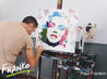 The Face Miss M 60cm x 60cm Marilyn Monroe Pop Art Painting (SOLD)-urban pop-[Franko Artist]-[Cheryl]-[Wendy]-[Gabriela]-Franklin Art Studio