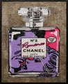 The Fragrance of Romance 120cm x 150cm Chanel Industrial Concrete Urban Pop Art Painting With Custom Etched Frame (SOLD)-concrete-Franko-[Franko]-[Australia_Art]-[Art_Lovers_Australia]-Franklin Art Studio