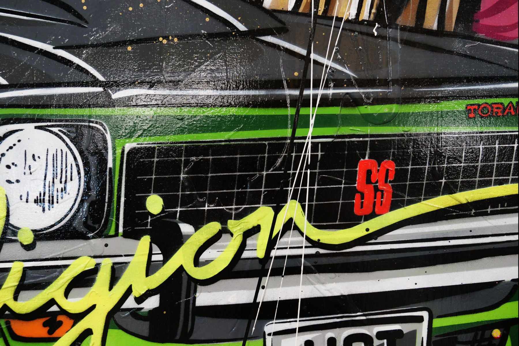 The Religion of Torana 190cm x 100cm Holden Torana Textured Urban Pop Art Painting (SOLD)