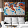 The West Coast 160cm x 100cm Orange Blue Textured Abstract Painting-Abstract-Franko-[Franko]-[huge_art]-[Australia]-Franklin Art Studio