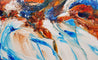 The West Coast 160cm x 100cm Orange Blue Textured Abstract Painting-Abstract-Franko-[Franko]-[Australia_Art]-[Art_Lovers_Australia]-Franklin Art Studio