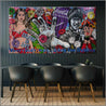 They Call Me Bruce 190cm x 100cm Bruce Lee Kung Fu Textured Urban Pop Art Painting (SOLD)-Urban Pop Art-Franko-[huge]-[Australian]-[best Selling]-Franklin Art Studio