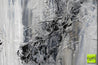Time 160cm x 100cm Black Grey Textured Abstract Painting (SOLD)-Abstract-[Franko]-[Artist]-[Australia]-[Painting]-Franklin Art Studio