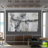 Time 160cm x 100cm Black Grey Textured Abstract Painting (SOLD)-Abstract-Franko-[huge]-[Australian]-[best Selling]-Franklin Art Studio