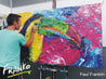 Toucan Riots 160cm x 100cm Toucan Painting (SOLD)-Animals-Franko-[franko_art]-[beautiful_Art]-[The_Block]-Franklin Art Studio