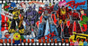 Transforming 190cm x 100cm Transformers Textured Urban Pop Art Painting (SOLD)-Urban Pop Art-[Franko ]-[Gallery]-[popular]-[Australia]-Franklin Art Studio