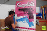 Triple X Guns 140cm x 100cm Guns Pop Art Painting Campbells (SOLD)-urban pop-Franko-[franko_artist]-[Art]-[interior_design]-Franklin Art Studio