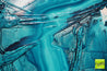 Turquoise Style 140cm x 100cm Blue White Textured Abstract Painting (SOLD)-Abstract-[Franko]-[Artist]-[Australia]-[Painting]-Franklin Art Studio