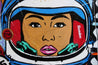 United Colours of Love 240cm x 100cm Space Cadets Textured Urban Pop Art Painting (SOLD)-urban pop-[Franko]-[Artist]-[Australia]-[Painting]-Franklin Art Studio