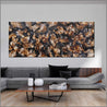 Vanilla Licorice 240cm x 100cm Black Rust Textured Abstract Painting (SOLD)-Abstract-Franko-[Franko]-[huge_art]-[Australia]-Franklin Art Studio