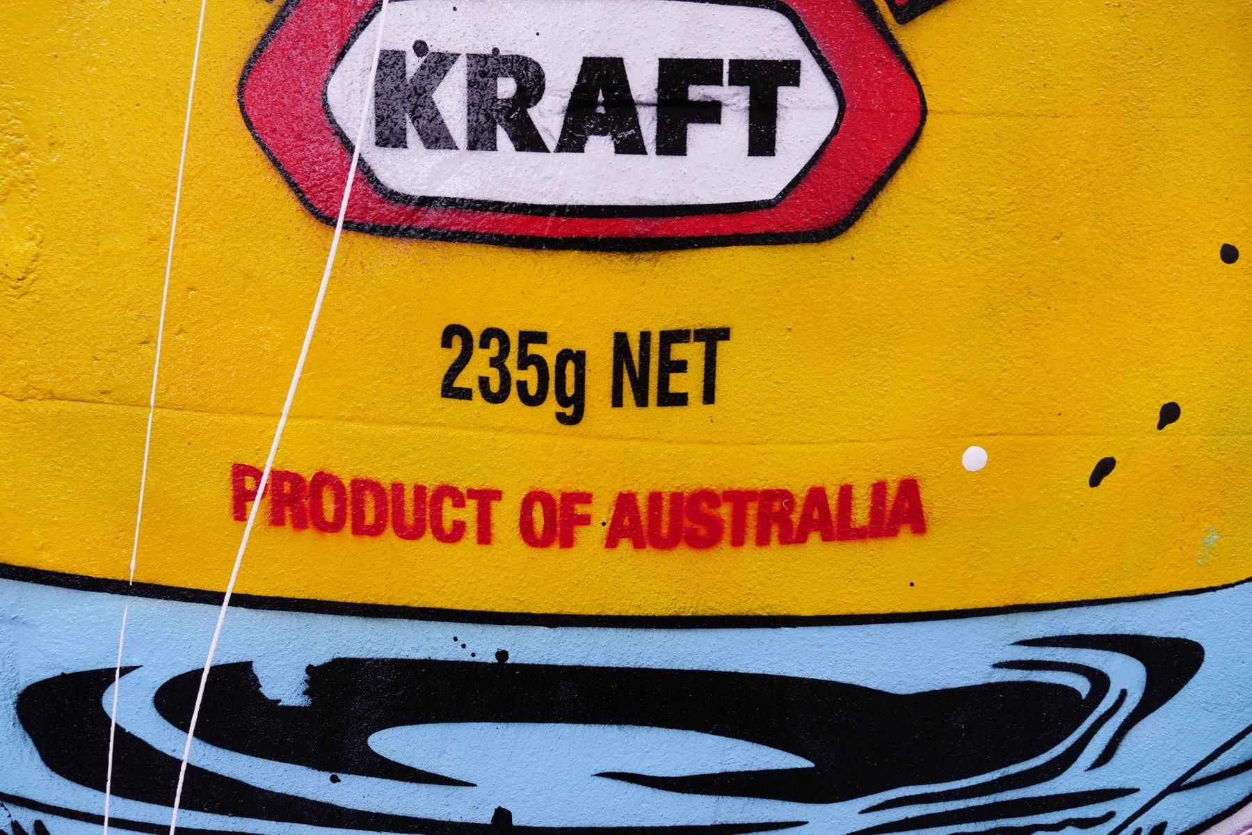 Vegemite Might 120cm x 100cm Vegemite Textured Urban Pop Art Painting (SOLD)-concrete-[Franko]-[Artist]-[Australia]-[Painting]-Franklin Art Studio
