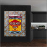 Vegemite Might 120cm x 100cm Vegemite Textured Urban Pop Art Painting (SOLD)-concrete-Franko-[huge]-[Australian]-[best Selling]-Franklin Art Studio