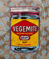 Vegemite Might 120cm x 100cm Vegemite Textured Urban Pop Art Painting (SOLD)-concrete-[Franko ]-[Gallery]-[popular]-[Australia]-Franklin Art Studio