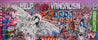 Vintage Angelic 240cm x 100cm Angel Textured Urban Pop Art Painting-Urban Pop Art-Franko-[Franko]-[Australia_Art]-[Art_Lovers_Australia]-Franklin Art Studio