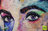 Violet Liz 120cm x 150cm Elizabeth Taylor Painting (SOLD)-abstract realism-[Franko]-[Artist]-[Australia]-[Painting]-Franklin Art Studio