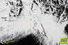 White Jazz 100cm x 100cm Black White Abstract Painting (SOLD)-Abstract-[Franko]-[Artist]-[Australia]-[Painting]-Franklin Art Studio