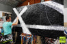White Knight 120cm x 240cm Black White Abstract Painting (SOLD)-Abstract-[Franko Artist]-[Gold Coast]-[Brisbane]-[Huge]-Franklin Art Studio