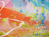 White Veins 140cm x 100cm Orange Pink Blue Abstract Painting (SOLD)-abstract-[Franko]-[Artist]-[Australia]-[Painting]-Franklin Art Studio
