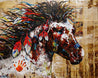 Wild Ahiga 120cm x 150cm Indian War Horse Abstract Realism Book Club Painting-book club-Franko-[Franko]-[Australia_Art]-[Art_Lovers_Australia]-Franklin Art Studio