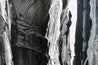 Wild Black Jellyfish 140cm x 100cm Black White Textured Abstract Painting (SOLD)-Abstract-[Franko]-[Artist]-[Australia]-[Painting]-Franklin Art Studio