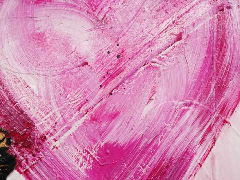 With Love 140cm x 100cm Shirley Temple Pop Art Painting (SOLD)