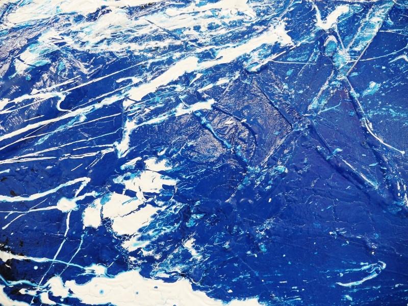 Wooshed 190cm x 100cm Blue Abstract Painting-abstract-[Franko]-[Artist]-[Australia]-[Painting]-Franklin Art Studio