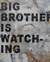 Big Bro 120cm x 150cm Textured Urban Pop Art Painting-Urban Pop Art-[Franko]-[Australian Artist]-[Large]-[Popular]-Franklin Art Studio