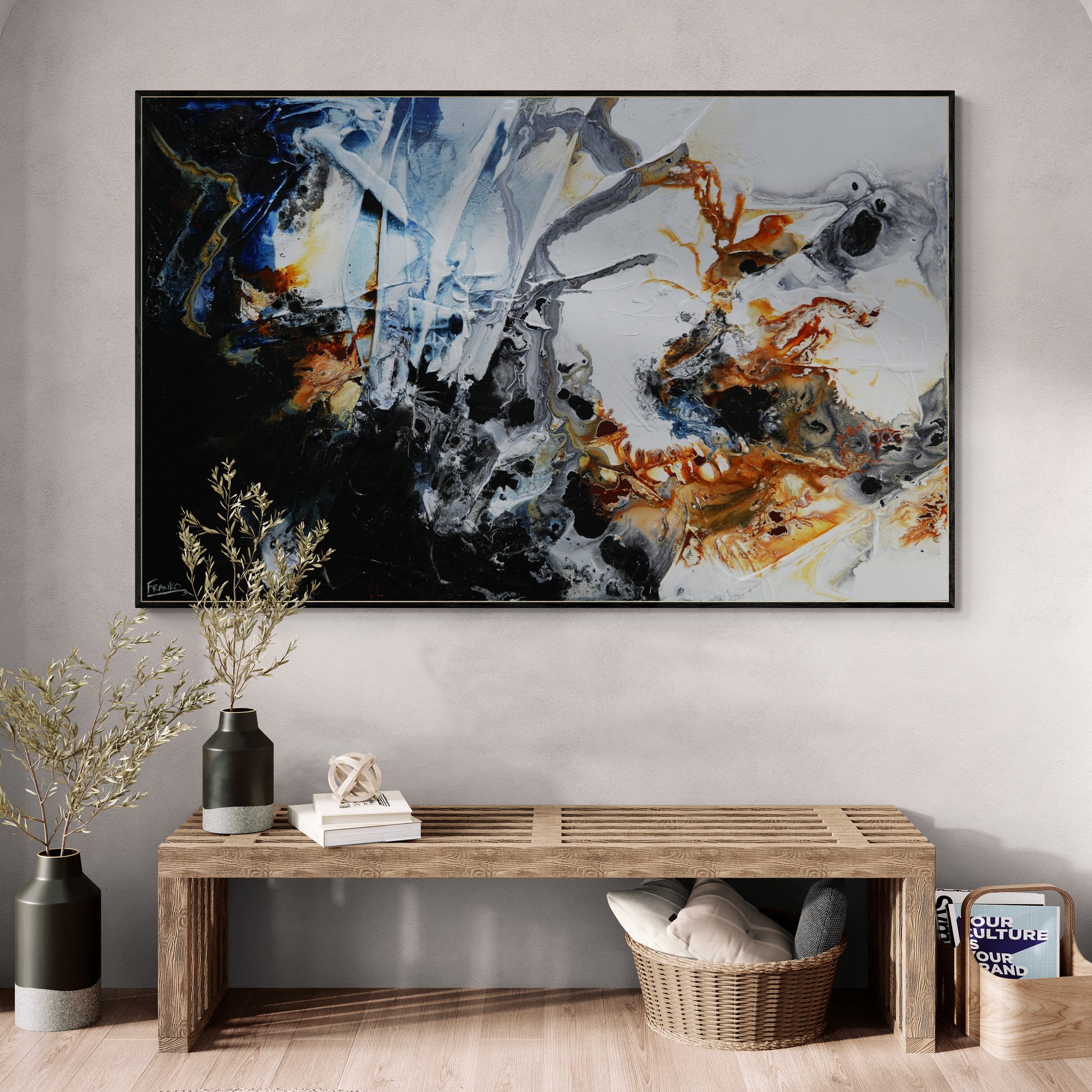 Did I Dream You 160cm x 100cm Textured Abstract Painting