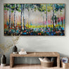 Silverwood Bloom 190cm x 100cm Framed Landscape Textured Abstract Realism Painting (SOLD)-abstract realism-[Franko_Artist]-[Australian_artist]-[Gold_Coast]-[Brisbane]-[modern]-[contemporary]-[original]-[Large_artwork]-[The_Block]-[Dream_Homes]-[ideas]-[Grand_Designs]-[Art_Lover]-Franklin Art Studio
